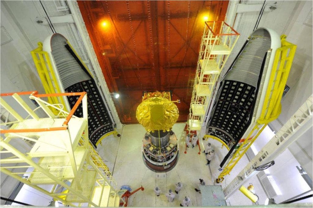 Mangalyaan orbiterbeing assembled for launch
